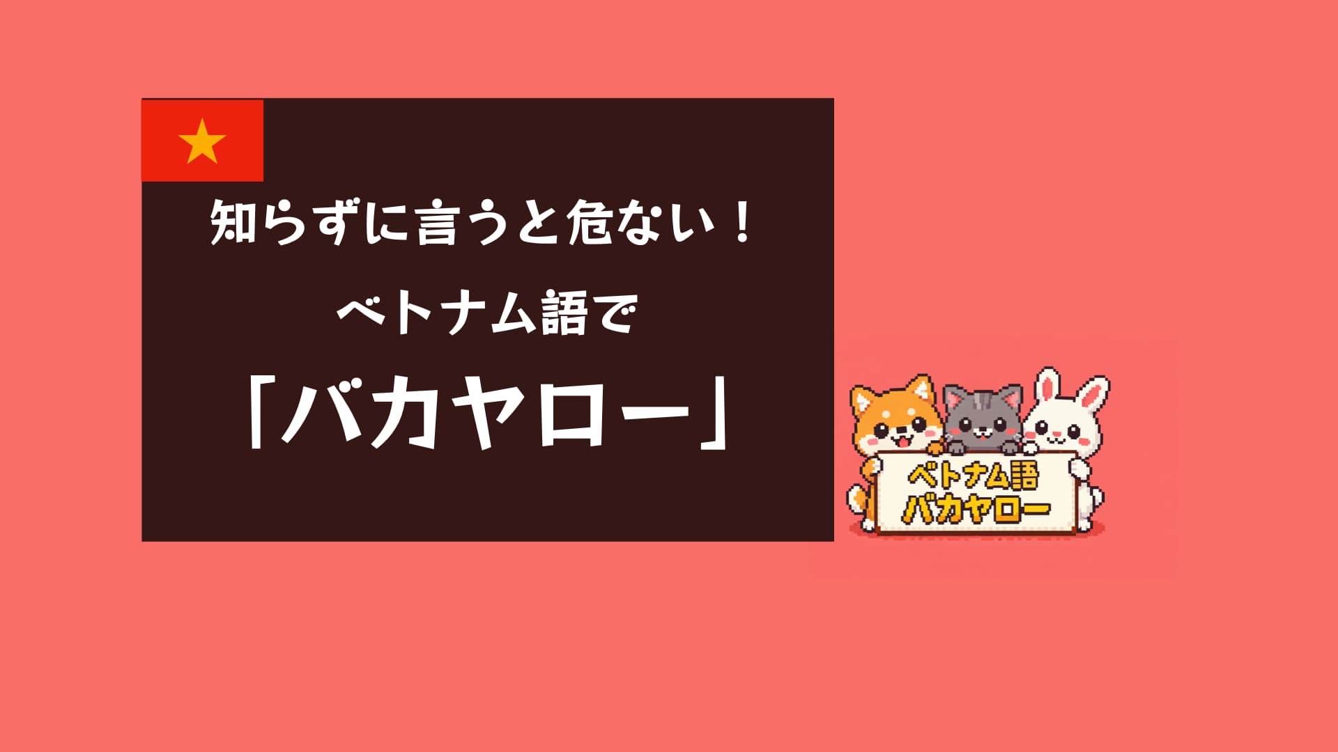 ベトナム語で「バカヤロー」は何て言う?絶対に使う前に知るべき注意点